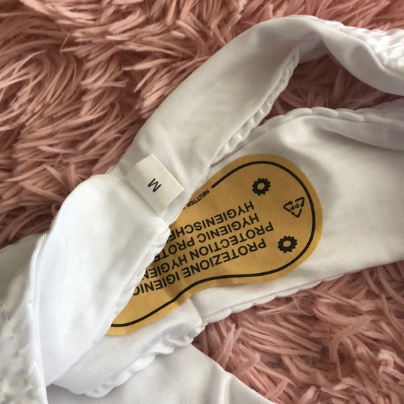 White ribbed bikini set - Picture 3 of 5